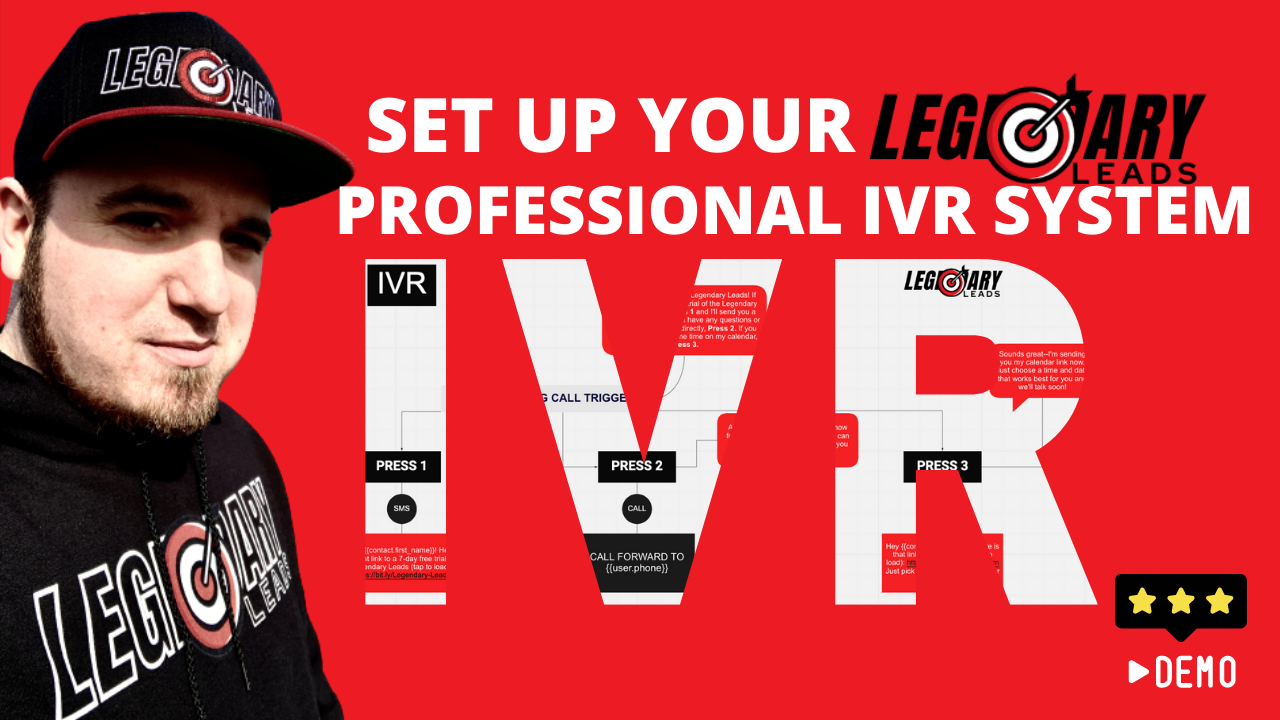 Legendary Leads IVR DEMO - YT