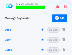 Genius Messenger CRM Message Segments