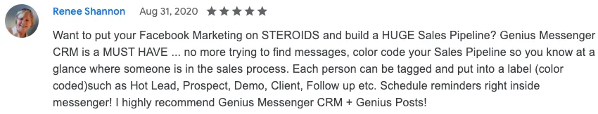 Renee S Testimonial