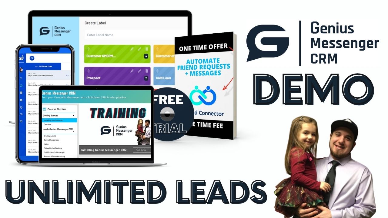 Unlimited leads with Genius Messenger CRM Unlimited leads with Genius Messenger CRM