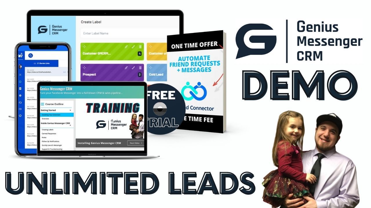 Unlimited leads with Genius Messenger CRM