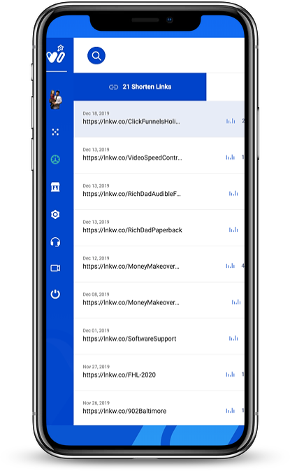 Link Wizard Mobile Mockup Link Wizard Mobile Mockup