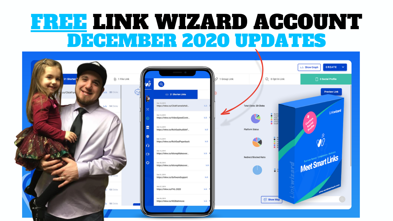 FREE LINK WIZARD ACCOUNT - DEC 2020 UPDATES