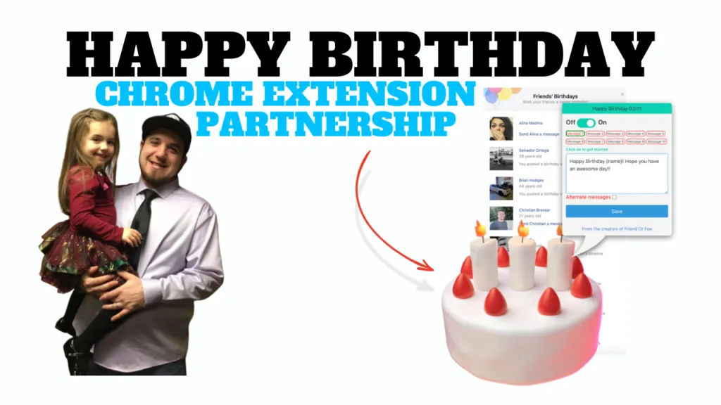 Happy Birthday Chrome Extension Partnership Happy Birthday Chrome Extension Partnership